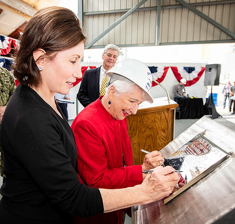 DDG 125 Keel Authentication Ceremony